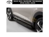 TOYOTA HILUX 2015+ BLACKLINE YAN BASAMAK SİYAH ALINLI 193CM