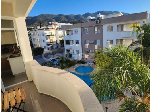 Girne Alsancak bölgesinde kiralik 1+1 penthouse daire