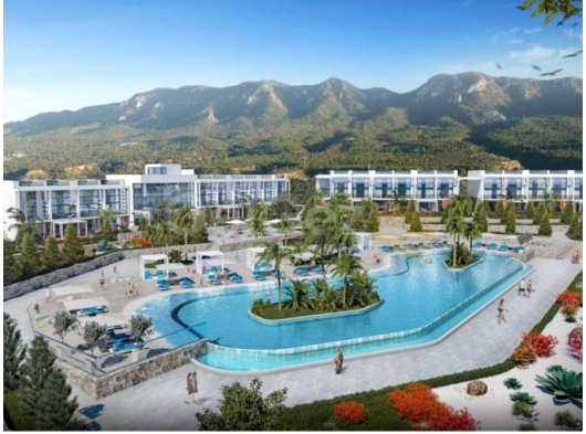 COVE GARDEN'DA MANZARALI 2+1 DAİRE, FIT MOBİLYA ve BEYAZ EŞYALI