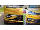GOLF 7,5 2017-2020 IÇIN UYUMLU GTI ON SIS KAPLAMA - PIANO BLACK