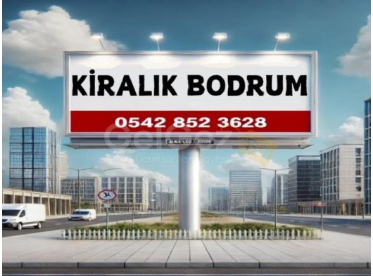 Çatalköy'de Ana Yol Üzerinde 300 m2 Bodrum