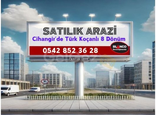 Cihangir'de Türk Koçanlı 8 Dönüm Arazi