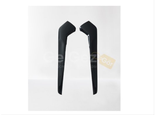 CIVIC FE1 2022 IÇIN UYUMLU VITES KENAR KAPLAMA 2 PARÇA - PIANO BLACK