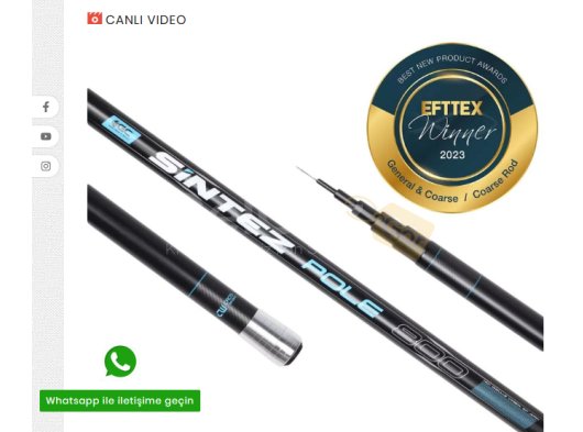 Golden Catch Rod Sintez Anten Kamış