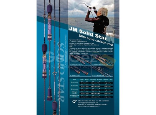 CANLI VIDEO CANLI VIDEO    JM Solid Star Jigging Kamışı 6'0