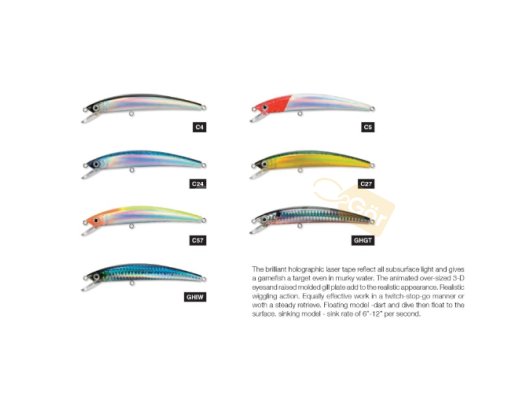 Yo-Zuri F6 Crystal Minnow F90