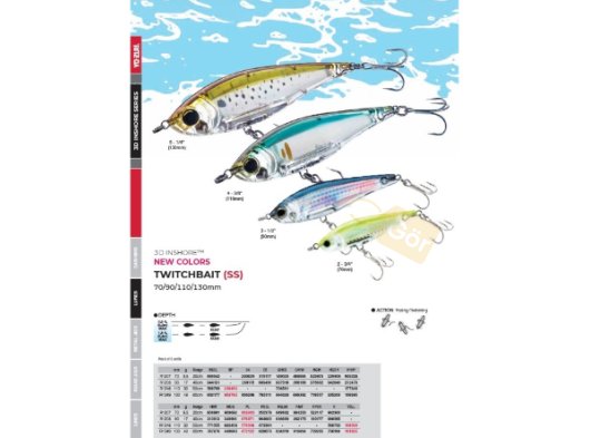 Yo-Zuri R1208 TwitchBait SS
