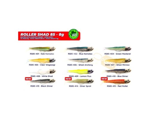 Roller Shad 85 12 Gr. Jig Head + 2 Gövde