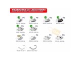 Roller Shad 125 Jig Head ve İğneler