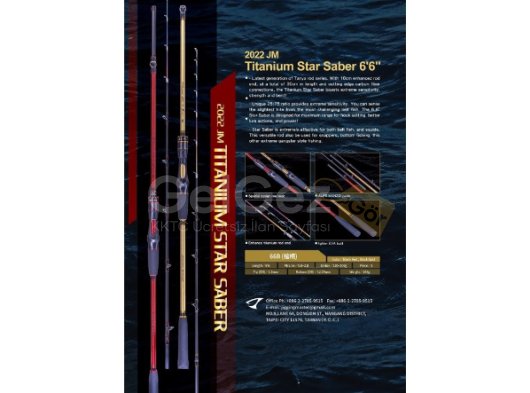 Titanium Star Saber 66B Tekne Kalamar Kamışı