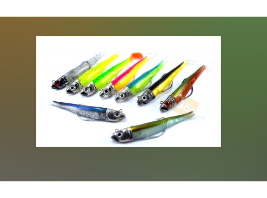 Roller Shad 85 20 Gr. Jig Head + 2 Gövde