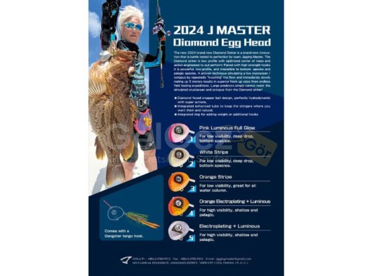 JM Diamond Egg Head 320g - Asist İğneli