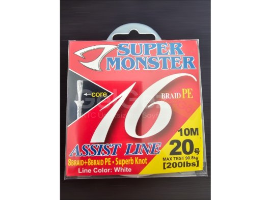 JM SUPER MONSTER Assist İpi PE20 / 200lb (10M)