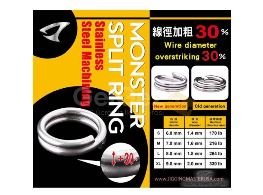 Jigging Master Monster Split Ring