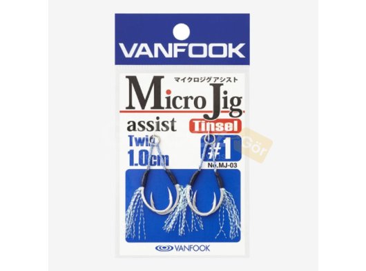 VANFOOK MJ-03 MICRO JIG ASSIT TWIN 1.0cm TINSEL 1 (2li paket)