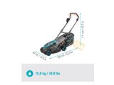Akülü Çim Biçme Makinesi PowerMax 37/36V P4A Set