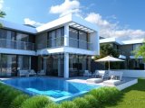 4 YATAK ODALI, HAVUZLU LÜKS VİLLALAR - 0533 820 2055