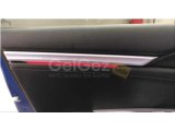 CIVIC FC5-FK7 2016-2020 IÇIN UYUMLU ISIKLI IC KAPI CITASI 4 PARCA KIRMIZI