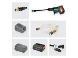 Akülü Orta Basınçlı Temizleyici AquaClean 24/18V P4A Kullanıma Hazır Set