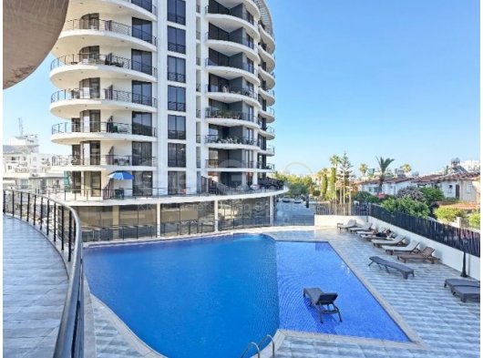 ⚡ SATILIK KKTC GİRNE MERKEZDE CC TOWERS’DA 4. KAT 10 m² BALKON - 2+1 EŞYALI RESIDANCE DAİRE ⚡