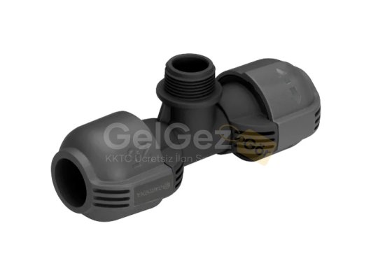 T Bağlantı 25mm x 3/4'' erkek diş