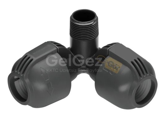 Köşeli Dış Vida 25mm x 3/4'' erkek diş