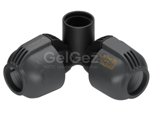 L Bağlantı 25mm x 3/4'' dişi diş