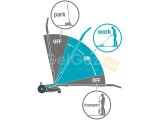 Akülü Çim Biçme Makinesi HandyMover 22/18V P4A Kullanıma Hazır Set