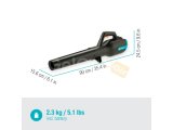 Akülü Üfleyici PowerJet 18V P4A Kullanıma Hazır Set