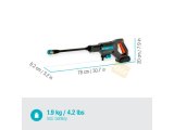 Akülü Orta Basınçlı Temizleyici AquaClean 24/18V P4A Kullanıma Hazır Set