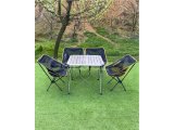 BÜYÜK MASA + 4 PRATİK SANDALYE SET