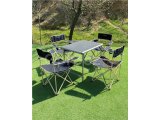 CAMPOUT BÜYÜK MDF +4 SANDALYE SET