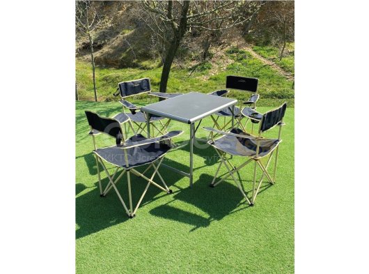 CAMPOUT BÜYÜK MDF +4 SANDALYE SET