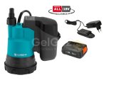Akülü Temiz Su Dalgıç Pompası 2000/2 18V P4A Kullanıma Hazır Set