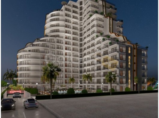 Lefke Gaziveren'de Proje Aşamasında Türk Koçanlı Denize Sıfır Premium Kompleks (1+0; 1+1; 2+1) 80.500 STG'den Başlayan Fiyatlar !
