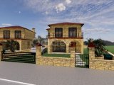 Girne Karşıyaka, Deniz Manzaralı Sıfır Satılık 3+1 Taş Villa 490.000 STG / +90533 881 09 02