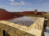 Girne Karşıyaka, Deniz Manzaralı Sıfır Satılık 3+1 Taş Villa 490.000 STG / +90533 881 09 02