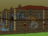 Girne Karşıyaka, Deniz Manzaralı Sıfır Satılık 3+1 Taş Villa 490.000 STG / +90533 881 09 02