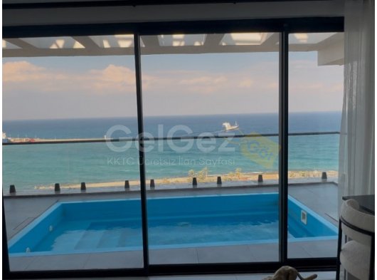 Girne Merkezde Satılık 3+1 Lüks penthouse Havuzlu ve Geniş Balkonlu! 900.000 stg / +905338448651