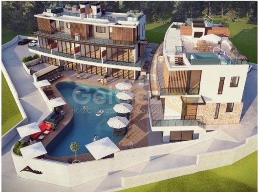 Alsancak İncesu'da Dağ ve Deniz Manzaralı Arsa
