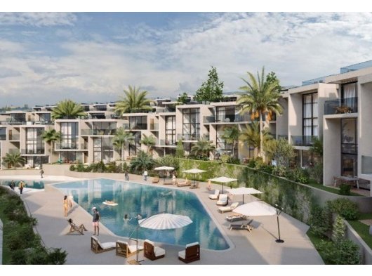 Girne Esentepe Bölgesinde Deniz Kenarında Bahçe Katı Stüdyo Daire