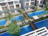 Kıbrıs İskele Long Beach Bölgesinde Bir Komplekste Satılık Bahçe Katı ve Çatı Teraslı 1+1 Daireler
