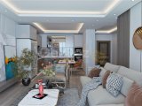 Kıbrıs İskele Long Beach Bölgesinde Bir Komplekste Satılık Bahçe Katı ve Çatı Teraslı 1+1 Daireler