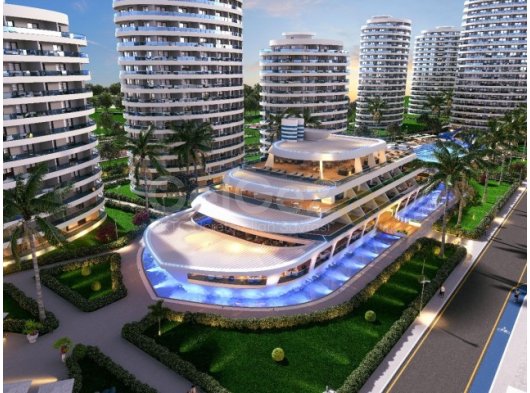 İskele Long Beach'te Proje Aşamasında Türk Koçanlı Denize Sıfır Premium Kompleks (1+0; 1+1; 2+1) 90.000 STG'den Başlayan Fiyatlar !