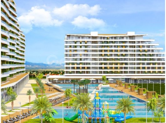 Kıbrıs, İskele Long Beach'te Satılık 1+1 Daireler **