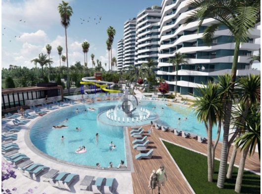 İskele Long Beach'te Denize Yürüme Mesafesinde Satılık (1+0; 1+1; 2+1; 3+1) Lüks Rezidanslar!