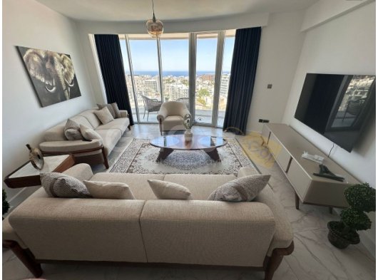 Girne Merkez, Muhteşem Deniz Manzaralı Kiralık 2+1 Rezidans 1400 STG / +905338202346