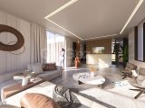 Kıbrıs Girne Çatalköy'de Dağ ve Deniz Manzaralı ve Havuzlu 4+1 Villa Satılık