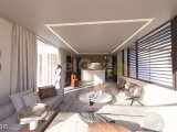 Kıbrıs Girne Çatalköy'de Dağ ve Deniz Manzaralı ve Havuzlu 4+1 Villa Satılık