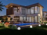Girne Ozanköy Bölgesinde Havuzlu ve Ebeveyn Banyolu Satılık 4+1 Villalar